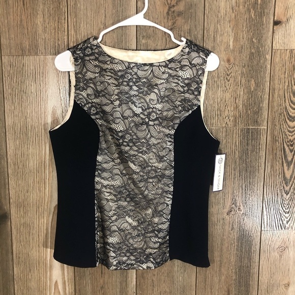 Jack & Jinger Sleeveless top Sz XL NWT - Picture 1 of 6